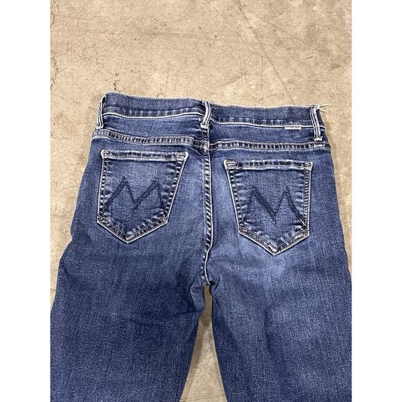 Mother Jeans Womens 24 Flare Bell Bottom Weekender Fray Teaming Up Made In USA - Picture 15 of 15